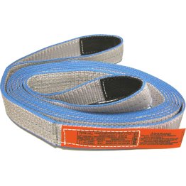LiftAll® Tow-All Web Tow Strap, Silver, 30' Length - 1417445