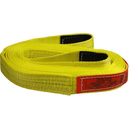 LiftAll® Tow-All Web Tow Strap, Yellow, 20' Length - 1417458