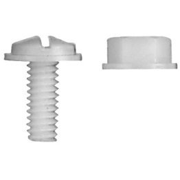  Slotted Pan Head License Plate Screw and Nut - 63725