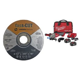  Milwaukee® M18 FUEL™ 4-1/2" / 5" Braking Grinder Kit with Fasttt-Cut™ - 1632838