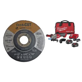  Milwaukee® M18 FUEL™ 4-1/2" / 5" Braking Grinder Kit with Fasttt-Cut™ - 1632839