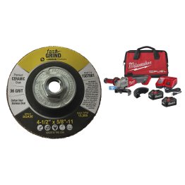  Milwaukee® M18 FUEL™ 4-1/2" / 5" Braking Grinder Kit w/Fasttt-Grind™ P - 1632853