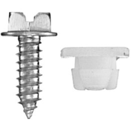  Slotted Hex Head License Plate Screw and Nut - KT11212