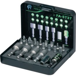 Falcon Tools® Nutsetter & Bit Set, Magnetic, 22pc - FA5737