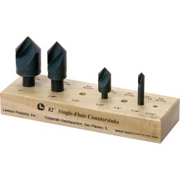  Chatterless Countersink Kit 4Pcs 82° Single Flute - 16140