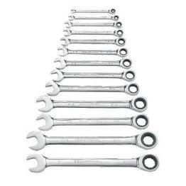 GearWrench® 13-Piece Fractional Combination Ratcheting Wrench Set - 1593171