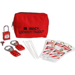 Brady Lockout Tagout Kit in Pouch - 1637384