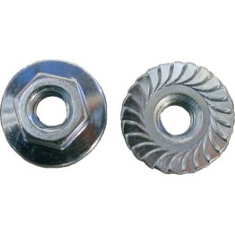  Hex Flange Spinlock Nut Steel 1/4-20 - KT11185