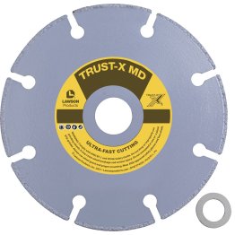  4-1/2" x 0.060" x 7/8" Trust-XMD Diamond Cut-Off Wheel, 40/50 Grit - DY87600445