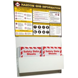 GHS Safety Information Station w/ 2 Binders 24" x 36" - 1403126