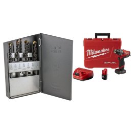  Milwaukee® M12 FUEL™ 1/2" Drill Driver Kit with Masonry Drill Bit Set - 1632733
