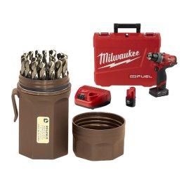  Milwaukee® M12 FUEL™ 1/2" Drill Driver Kit with Regency® Mechanic's Le - 1632734