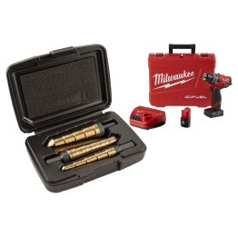  Milwaukee® M12 FUEL™ 1/2" Drill Driver Kit with Regency® Step Reamer S - 1632726