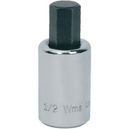 Williams® Replacement Hex Bit, 1/2" Drive, 1/4" - 19005