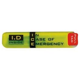  Emergency I.D. Sticker without Name - 1188892