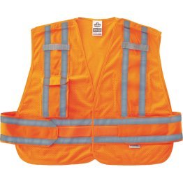 GloWEAR 8244PSV Org Expand Public Safety Vest - 1285022