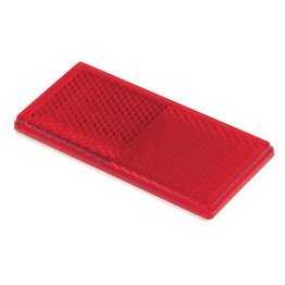 Grote® Stick-On Rectangular Reflector Red - 1322504