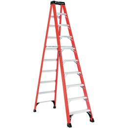 Louisville Ladder 10' Fiberglass Stepladder, 375 lbs., Type IAA - 1329419