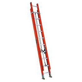 Louisville Ladder 20' Fiberglass Extension Ladder, 300 lbs., Type IA - 1330084