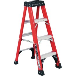 Louisville Ladder 5' Fiberglass Stepladder, 375 lbs., Type IAA - 1329589