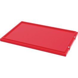 Akro-Mils® Nest & Stack Tote Lid, Red, 29-1/2" x 19-1/2" - 1388131