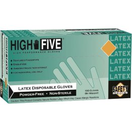 High Five® L56 Industrial Grade Latex Gloves, Medium, Natural - 1390977