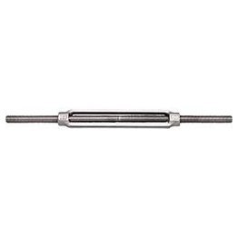  Turnbuckle, Stainless Steel, Full Thread, 3/8" x 6.00" Take Up - 1427510