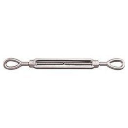  Turnbuckle, Stainless Steel, Eye and Eye, 1/4" x 4.00" Take Up - 1427461
