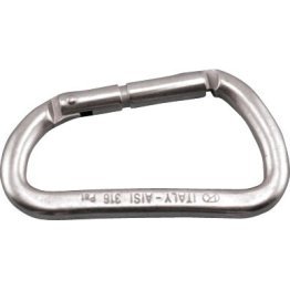  Spring Link, Assymetrical, Stainless Steel, 0.60", 700 LB WLL - 1427617
