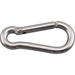  Spring Link, Key Lock, Stainless Steel, 1/4", 250 LB WLL - 1427631