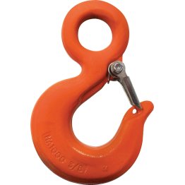 CM® Rigging Hook with Latch, Grade 100, 3/8", 8,800 lb WLL - 1429724