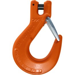 CM® Clevlok Sling Hook with Latch, Grade 100, 3/8", 8,800 lb WLL - 1429739