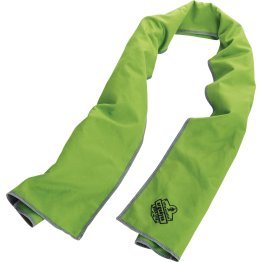 Chill-Its® 6602MF 41in x 9.84in Lime Evaporative Cooling Towel - 1477069