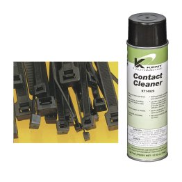  Cable Tie Assortment and Electronic Contact Cleaner - 1618736