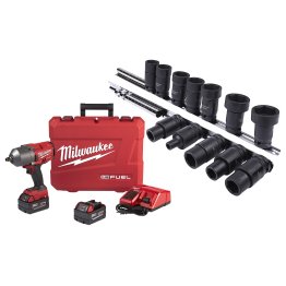  Milwaukee® M18 FUEL™ 1/2" High Torque Impact Wrench Kit with Bi-Positi - 1633956