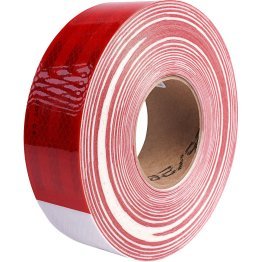  2" X 150' Conspicuity Tape Reflective Red/White - DY21013000