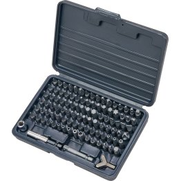Falcon Tools® Screwdriver Master Bit Set, S2 Tool Steel, 100pc - FA5108