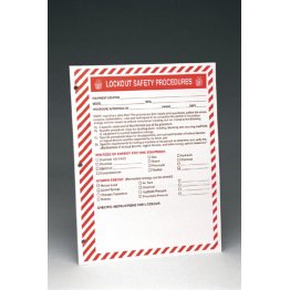 Lockout Safety Procedure Forms - SF10304