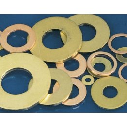  Flat Washer Assortment Brass and Copper 655Pcs - LP144BL