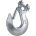 Grade 43 Clevis Slip Hook with Latch, 1/4", 2,600 lb WLL - 1424853