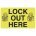 Lockout Safety Sign - SF10166