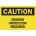 CAUTION HEARING PROTECTION REQUIRED Sign - SF14666
