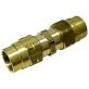  DOT Compression Hose Mender Brass 3/8 x 3/8" - 1520689