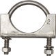  Heavy-Duty Stainless Steel Muffler Clamp 2" - 58864