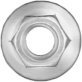  Hex Flange Spinlock Nut Steel 1/4-28 - KT11187