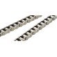 Daido® Roller Chain, Single Strand, Steel, Nickel Plated, Industry No. 25 - 1443542