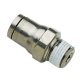 Legris Push-to-Connect Connector Brass 1/2 x 3/8" - 28282