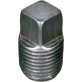 Square Head Plug Steel Black 1/8-27 - 8674