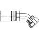 KURT Hydraulics Crimp-On Elbow 45° 3/8" x 11/16-16 - 51147KH