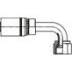 KURT Hydraulics KH Series Crimp-On Elbow Flare 90° 3/8" x 9/16-18 - 88380KH